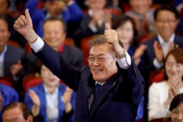 Ông Moon Jae In chiến thắng trong cuộc bầu cử Tổng thống Hàn Quốc