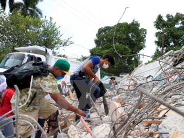 Số người thiệt mạng trong vụ động đất tại Mexico lên tới 273 người