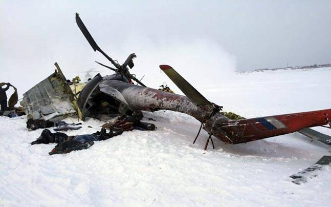 Rơi trực thăng ở Nga, 19 người thiệt mạng