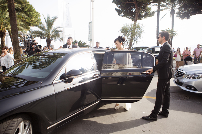 Lý Nhã Kỳ hội ngộ Phạm Băng Băng tại Cannes