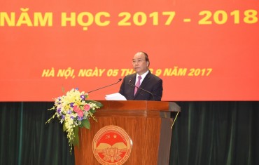 Thủ tướng dự lễ khai giảng năm học mới 2017-2018