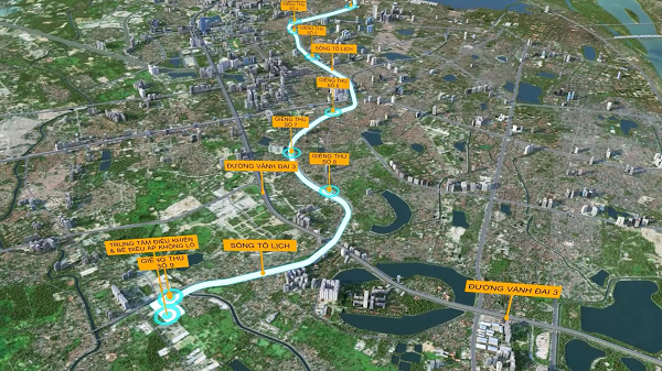 Đề xuất xây dựng hầm ngầm chống ngập kết hợp với cao tốc ngầm dọc sông Tô Lịch