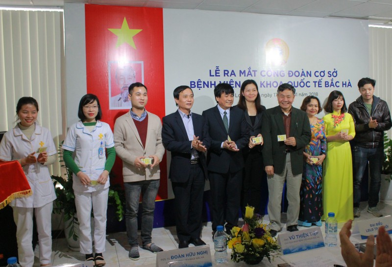 Long Biên: Ra mắt Công đoàn Bệnh viện Đa khoa Quốc tế Bắc Hà