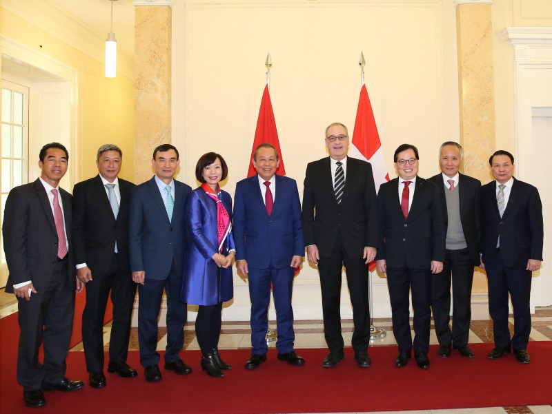 Quan hệ hợp tác kinh tế giữa Việt Nam - Thụy Sỹ đang có nhiều tiềm năng lớn