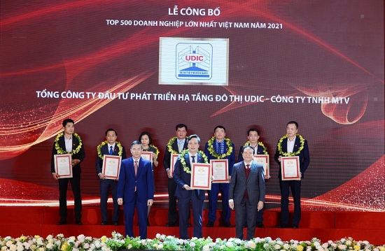 UDIC được xếp hạng Top 500 doanh nghiệp lớn nhất Việt Nam năm 2021