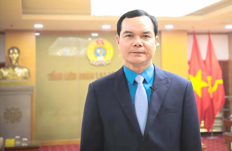 Thư chúc mừng năm mới của đồng chí Nguyễn Đình Khang - Ủy viên Trung ương Đảng, Chủ tịch Tổng Liên đoàn Lao động Việt Nam