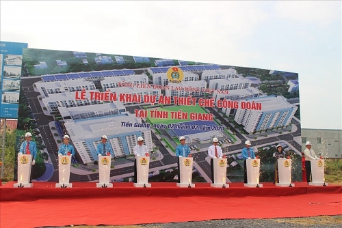 Tổng Liên đoàn triển khai dự án thiết chế công đoàn tại tỉnh Tiền Giang