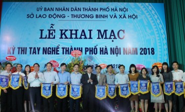 262 thí sinh đua tài tại kỳ thi tay nghề TP Hà Nội năm 2018