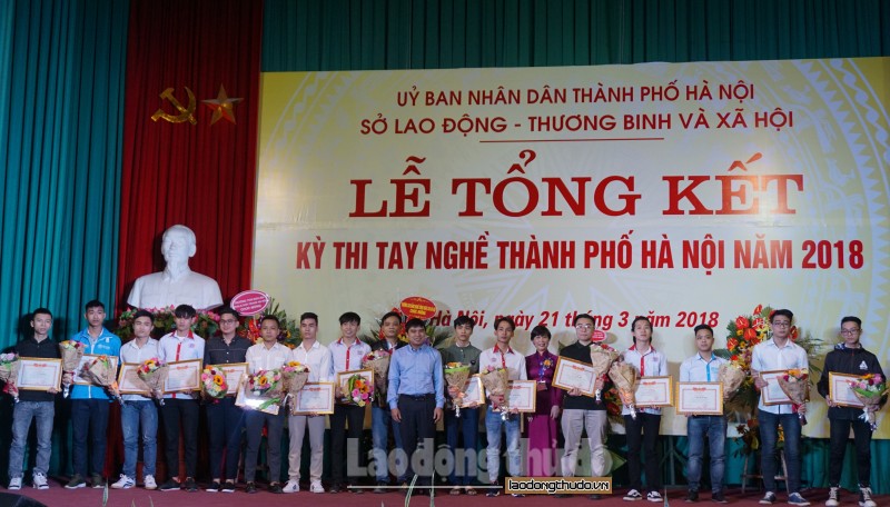 176 thí sinh đoạt giải Kỳ thi tay nghề Thành phố Hà Nội năm 2018