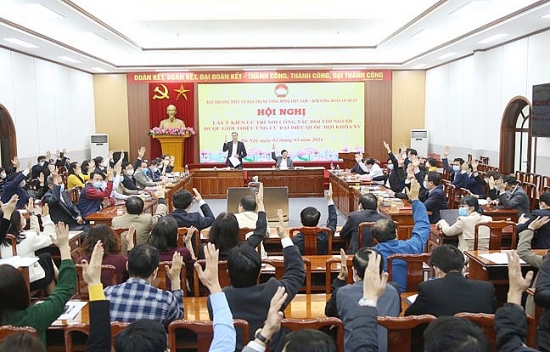 Cơ quan Ủy ban Trung ương Mặt trận Tổ quốc Việt Nam giới thiệu 2 nhân sự ứng cử đại biểu Quốc hội khóa XV