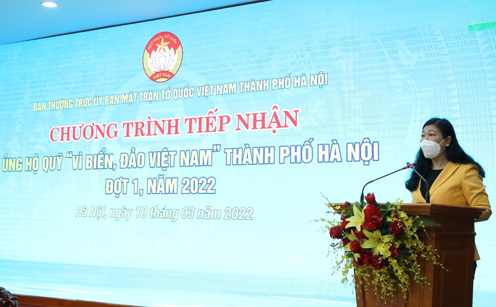Hà Nội: Tiếp nhận gần 26 tỷ đồng ủng hộ Quỹ “Vì biển, đảo Việt Nam” đợt 1