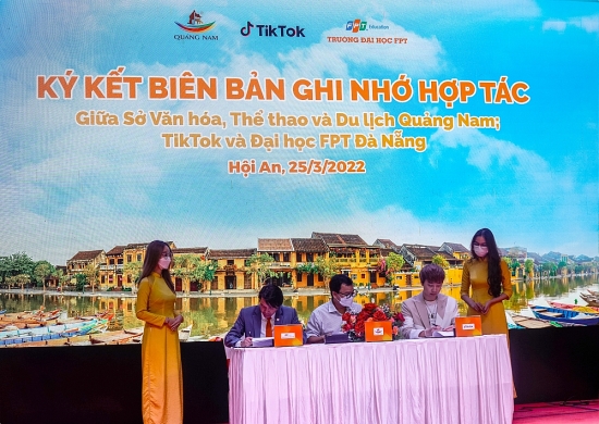 TikTok hợp tác với Sở Văn hóa, Thể thao và Du lịch Quảng Nam ra mắt chiến dịch #HelloQuangNam