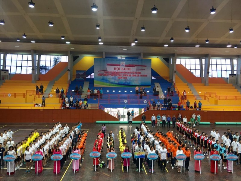 300 vận động viên dự Hội khỏe Tổng Công ty UDIC năm 2018