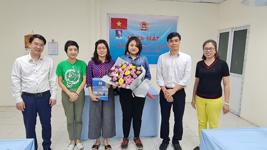 Liên đoàn Lao động quận Long Biên: Ra mắt Công đoàn Công ty cổ phần Sáng tạo Việt AKIRA