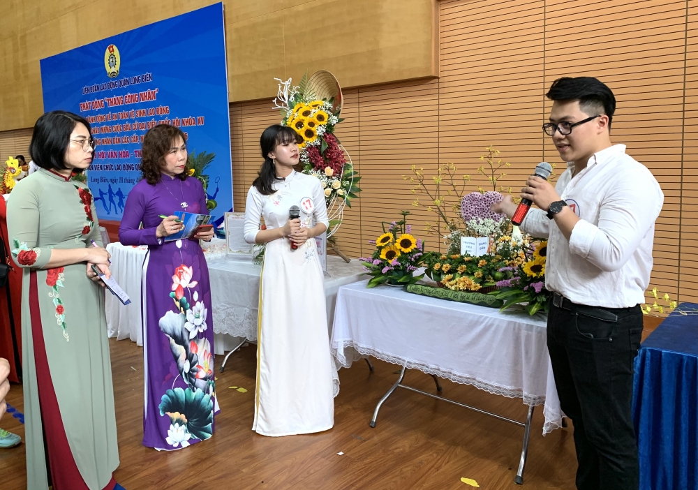 Sôi nổi Ngày hội Văn hóa thể thao trong công nhân, viên chức, lao động quận Long Biên năm 2021