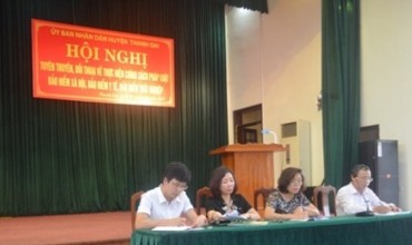 Huyện Thanh Oai: Đối thoại về chính sách bảo hiểm xã hội