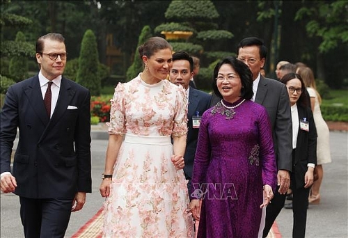 Công chúa kế vị cùng hơn 50 doanh nghiệp hàng đầu Thụy Điển tới Việt Nam