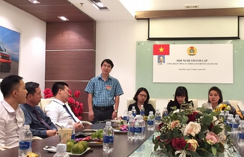 LĐLĐ quận Long Biên: Thành lập Công đoàn Công ty TNHH Auto Hoàng Gia Hà Nội