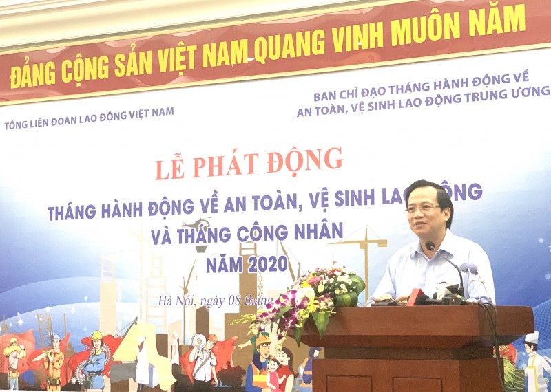 phat dong thang cong nhan va thang hanh dong ve an toan ve sinh lao dong nam 2020