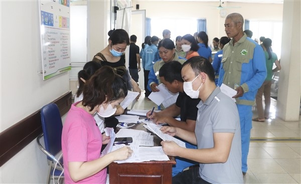 Liên đoàn Lao động huyện Gia Lâm chăm lo sức khỏe cho đoàn viên, người lao động