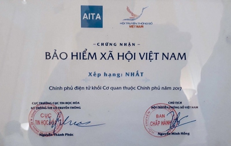 ​BHXH Việt Nam đứng đầu về ứng dụng công nghệ, phát triển Chính phủ điện tử