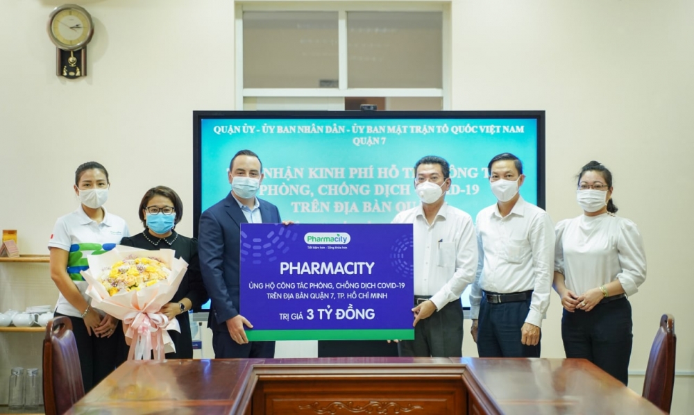 Pharmacity đồng hành với Chính phủ và tuyến đầu chống dịch