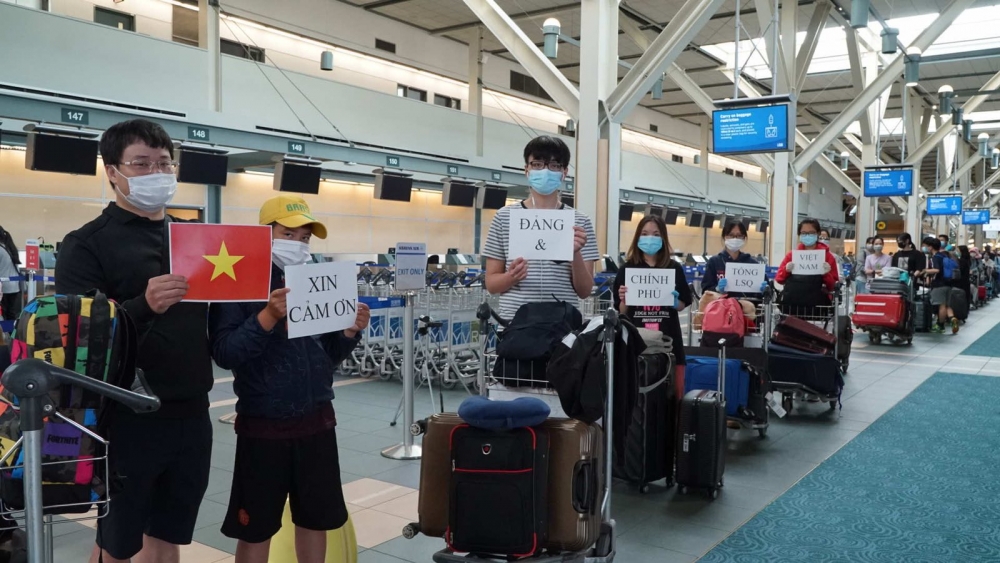 Tiếp tục các chuyến bay đưa công dân Việt Nam từ Canada và Hàn Quốc về nước