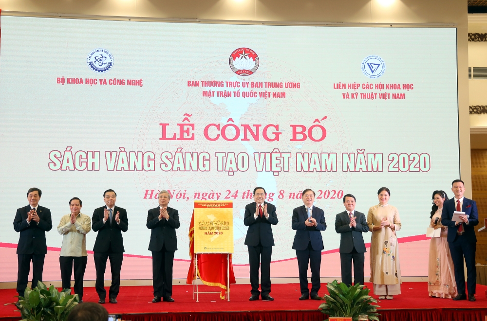Tôn vinh 75 công trình khoa học được tuyển chọn vào Sách vàng Sáng tạo Việt Nam năm 2020