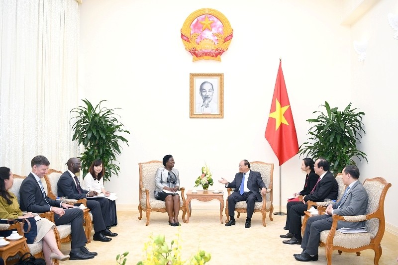 Thủ tướng Chính phủ Nguyễn Xuân Phúc tiếp Phó Chủ tịch Ngân hàng Thế giới