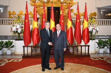Thủ tướng Nguyễn Xuân Phúc tiếp Phó Thủ tướng Quốc vụ viện Trung Quốc