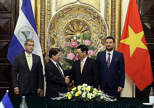 Bộ trưởng Ngoại giao Cộng hòa Nicaragua thăm chính thức Việt Nam