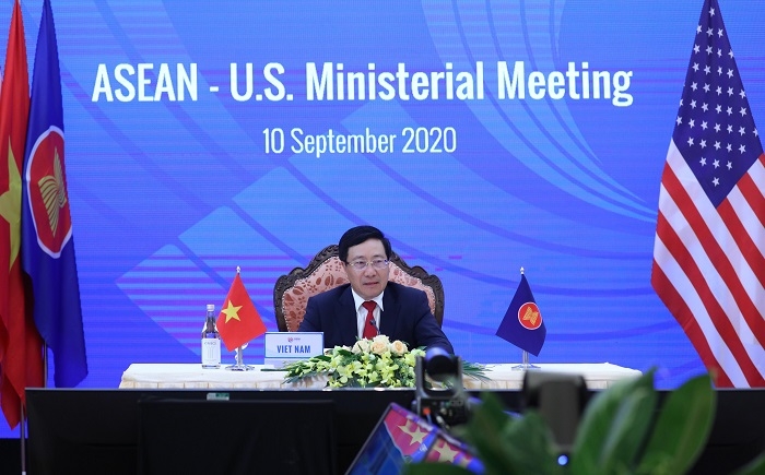 Bộ trưởng Ngoại giao các nước ASEAN họp trực tuyến với Hoa Kỳ và Canada
