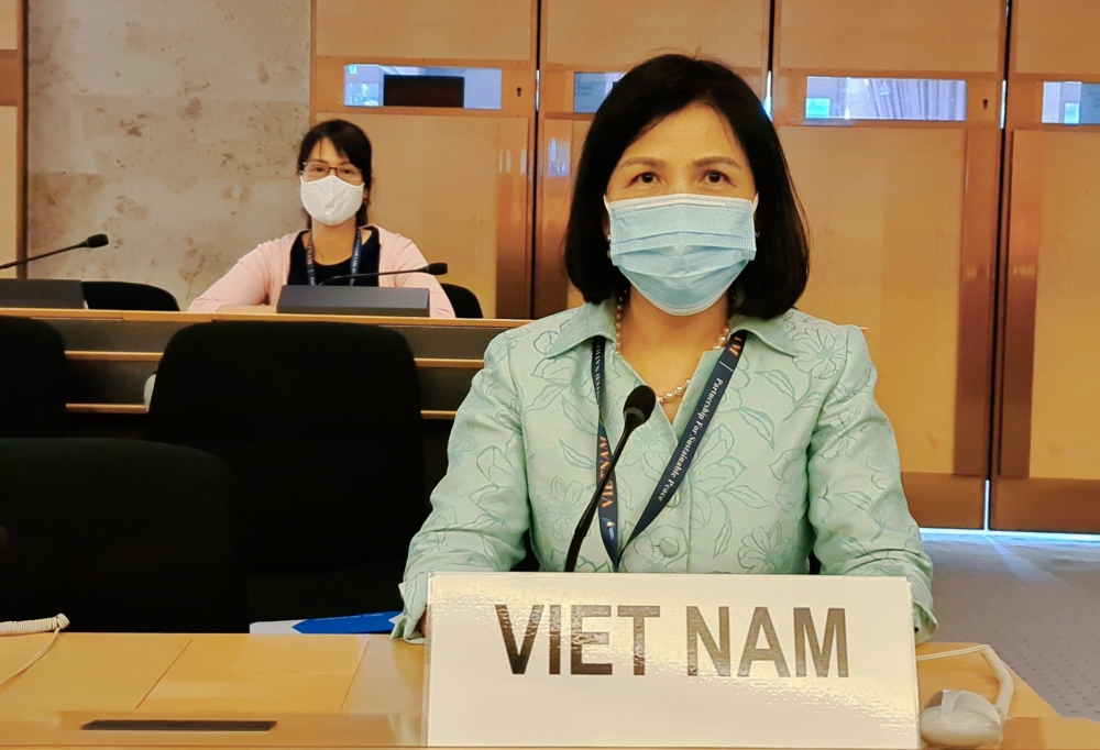 Việt Nam cam kết bảo vệ và thúc đẩy quyền con người trong bối cảnh đại dịch Covid-19