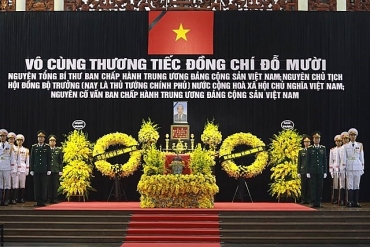 Lãnh đạo các nước gửi Điện chia buồn việc Nguyên Tổng Bí thư Đỗ Mười từ trần