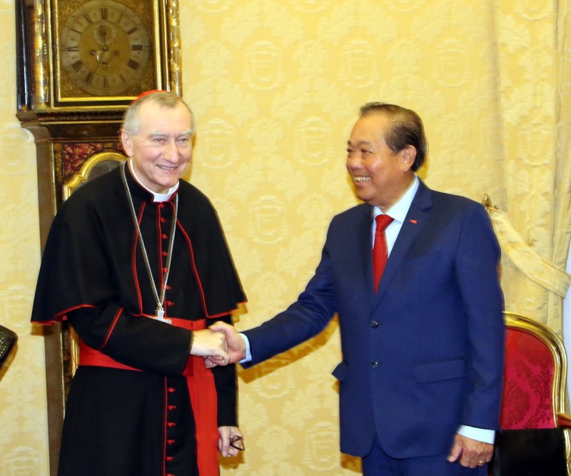 Phó Thủ tướng thường trực Trương Hòa Bình thăm Tòa thánh Vatican