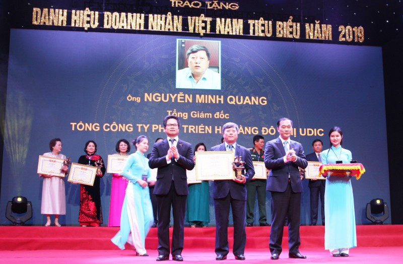 Tổng Giám đốc Tổng Công ty UDIC được vinh danh “Doanh nhân Việt Nam tiêu biểu” năm 2019
