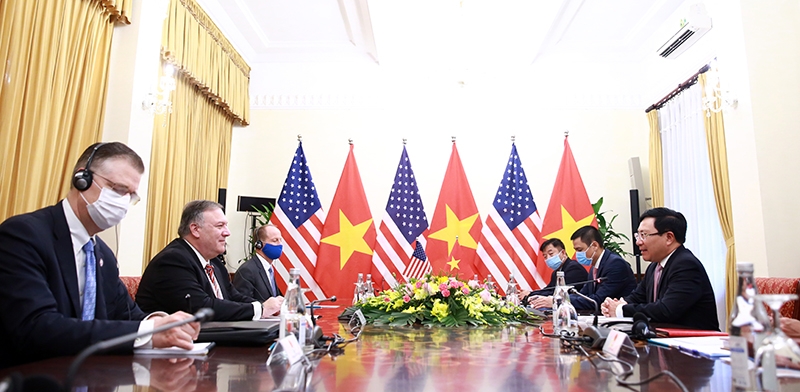 Thủ tướng Chính phủ Nguyễn Xuân Phúc tiếp Ngoại trưởng Hoa Kỳ Michael Pompeo