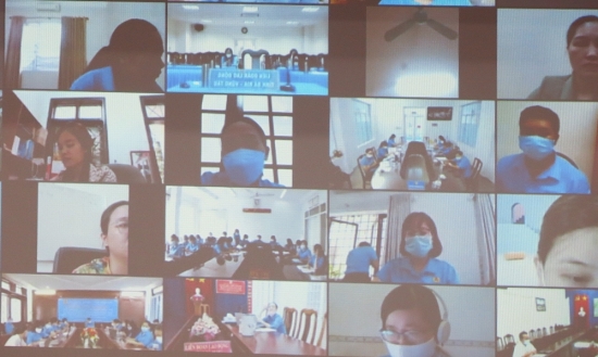 Tổng LĐLĐ Việt Nam tập huấn trực tuyến về chế độ và phần mềm kế toán công đoàn