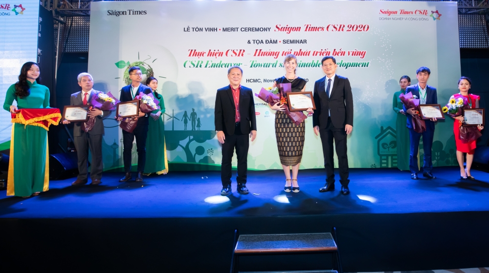 HEINEKEN Việt Nam được vinh danh là “Doanh nghiệp vì cộng đồng - Saigon Times CSR 2020”