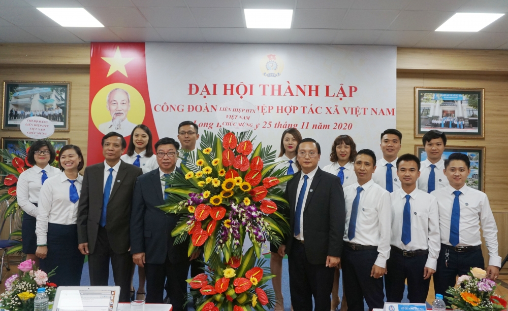 Thành lập Công đoàn Liên hiệp Hợp tác xã Việt Nam khóa I, nhiệm kỳ 2020-2022