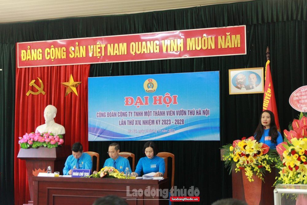 Tổ chức thành công Đại hội điểm Công đoàn Công ty TNHH MTV Vườn thú Hà Nội