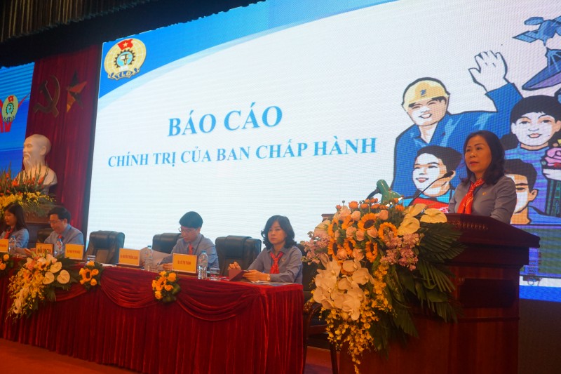 Khai mạc Đại hội Công đoàn quận Long Biên khóa IV khai mac dai hoi cong doan quan long bien khoa iv