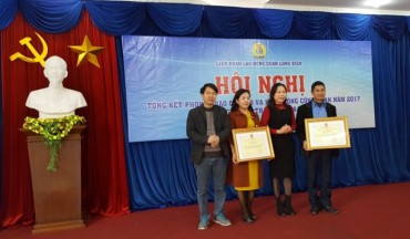 LĐLĐ quận Long Biên phát động phong trào thi đua năm 2018