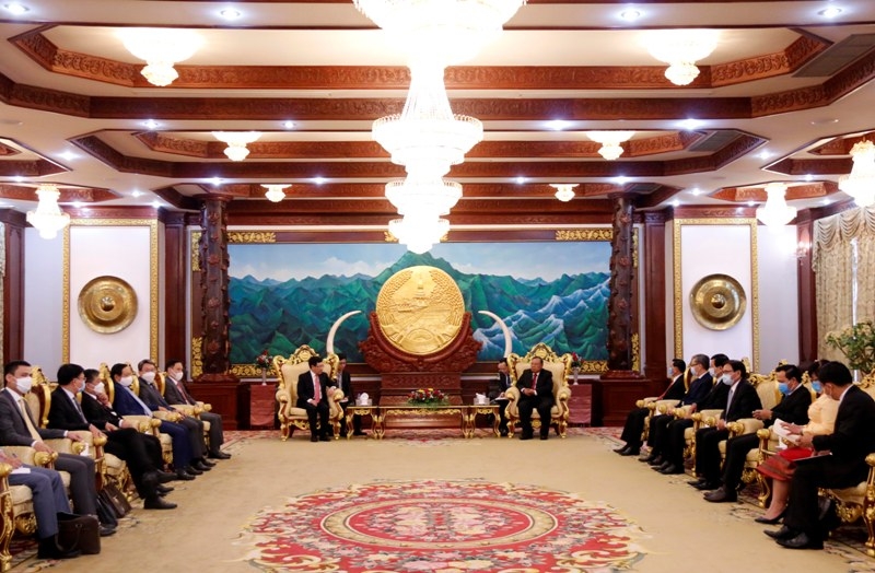 Tăng cường quan hệ vĩ đại, đoàn kết đặc biệt và hợp tác toàn diện giữa Lào - Việt Nam