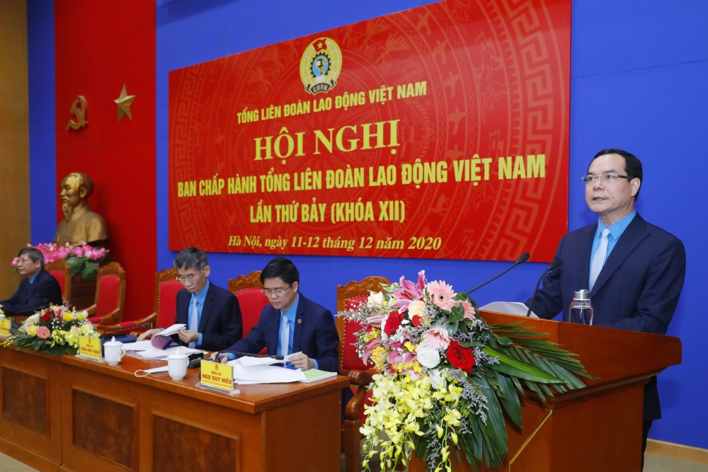 Khai mạc Hội nghị Ban Chấp hành Tổng Liên đoàn Lao động Việt Nam lần thứ 7 khóa XII