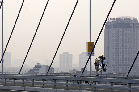 Cầu Nhật T&acirc;n sẵn s&agrave;ng trước ng&agrave;y th&ocirc;ng xe