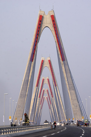 Cầu Nhật T&acirc;n sẵn s&agrave;ng trước ng&agrave;y th&ocirc;ng xe