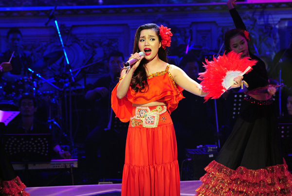 Ở phần thứ hai của đêm chung kết 1, giám khảo đưa ra chủ đề hát aria cho 4 thí sinh. Ngọc Anh tiếp tục có sự tiến bộ ở những nốt cao trong 'Gypsy song' (Bài ca Di-gan). Tuy nhiên, giám khảo không đồng tình với việc nữ ca sĩ thể hiện bản aria này bằng tiếng Anh, thay vì bản gốc tiếng Pháp. Cô nhận được tổng điểm 38,5.