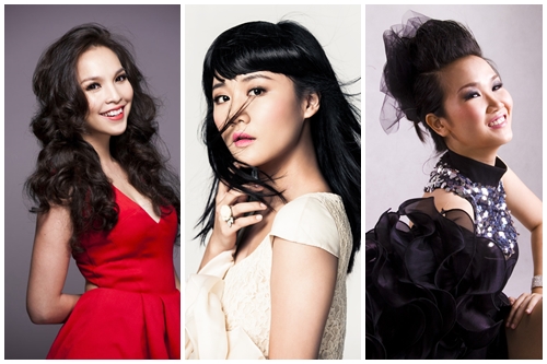 Hiền Thục đối đầu với hai đàn em Văn Mai Hương và Võ Hạ Trâm trong hạn mục Nữ ca sĩ được yêu thích nhất.