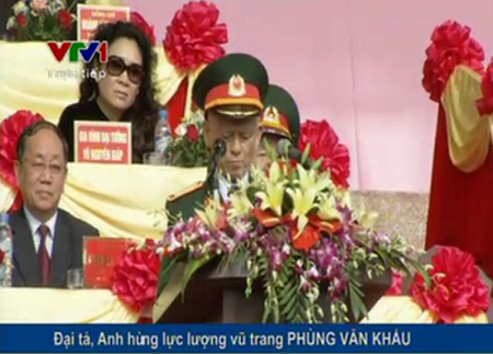 Bắt đầu Lễ diễu binh, diễu hành mừng chiến thắng Điện Biên